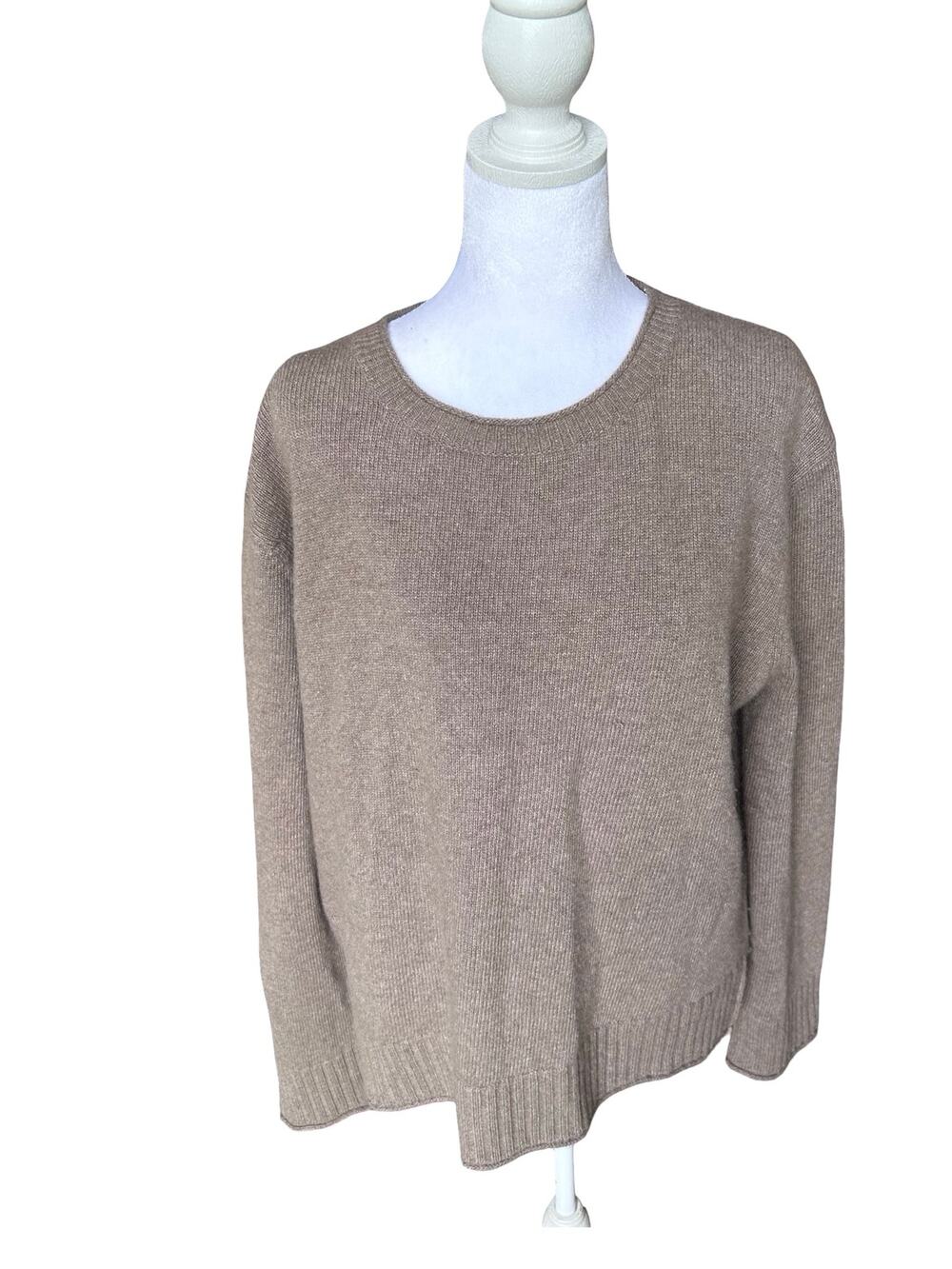 Jenni Kayne Taupe Crewneck Sweater